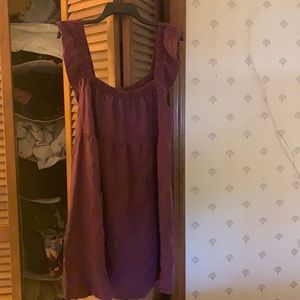 Wine colored White Fable dress